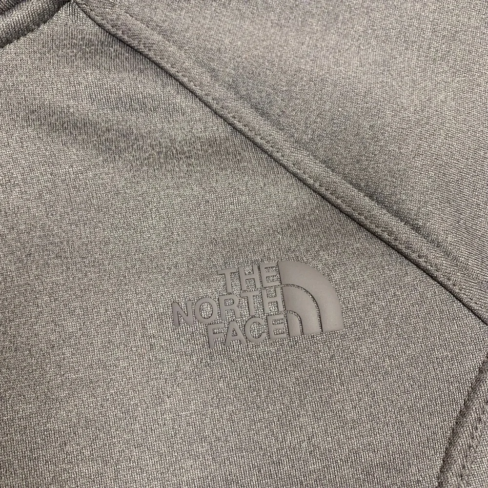 The North Face Fleece Jacket Womens M Gray Full Zip Mock Neck Softshell SOFT - Picture 2 of 10